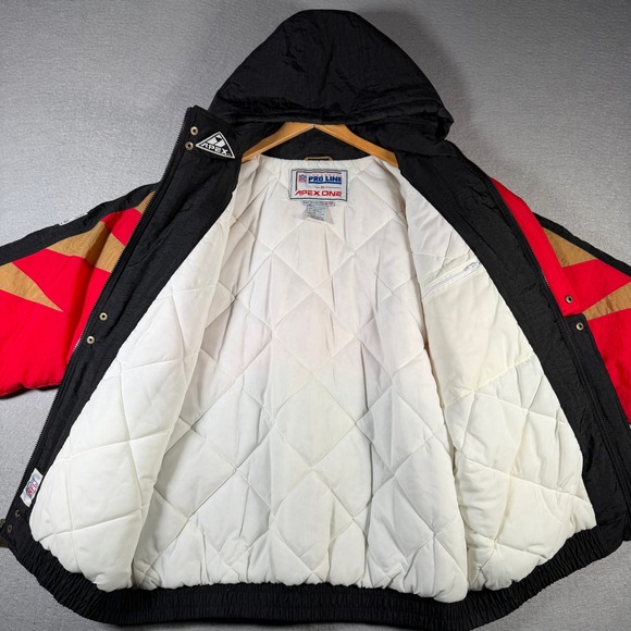 Vintage San Francisco 49ers Sharktooth NFL Pro Line Apex One Anorak Jacket XL - Picture 7 of 12